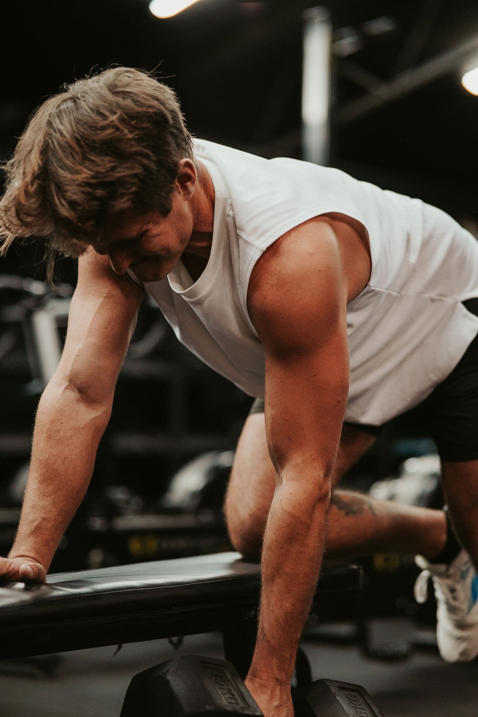 Strength work on the bench