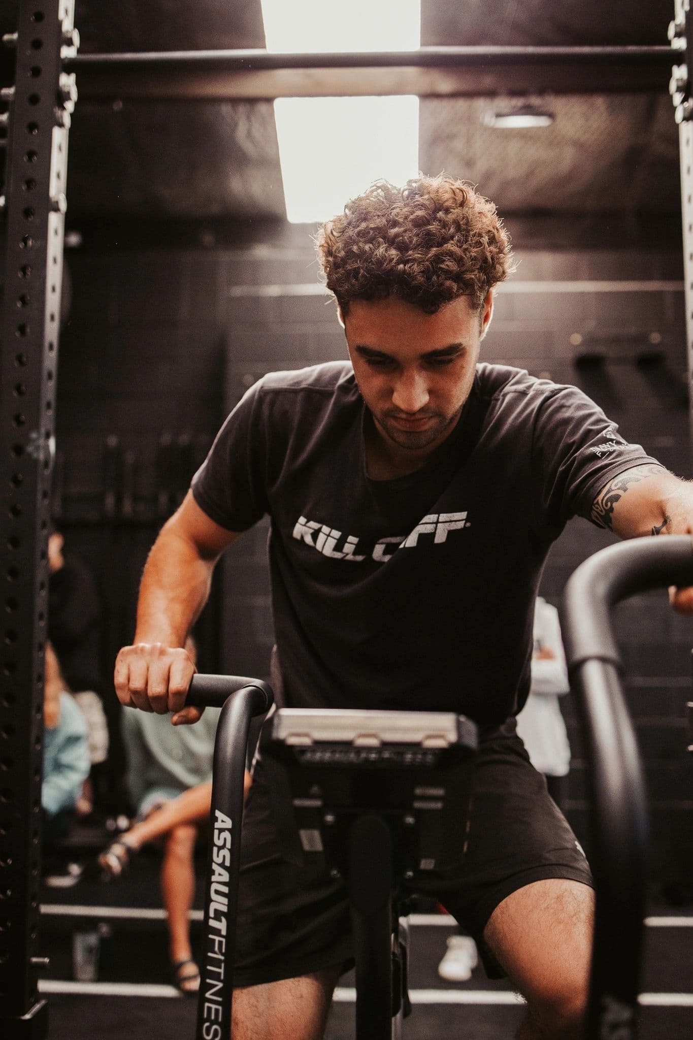 Functional conditioning work on the Hybrid Sweat floor